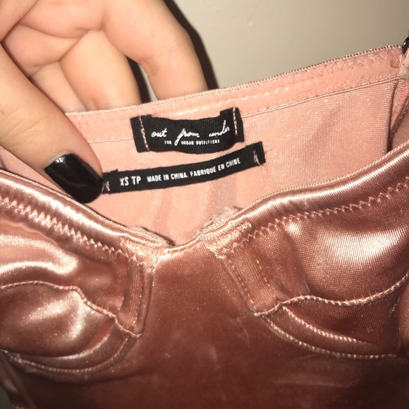 Pink Silk Body Suit - Picture 5 of 6